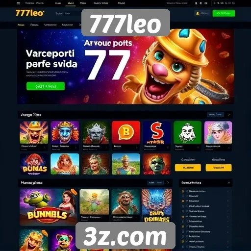 Interface do usuário do 777leo é intuitiva e moderna